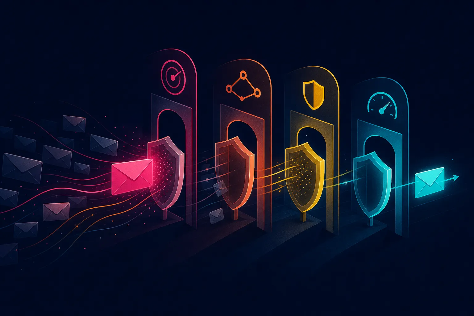Illustration for: Your IP Is Judged Before Your Subject Line Is Read: Understanding the Four Gates of Email Deliverability